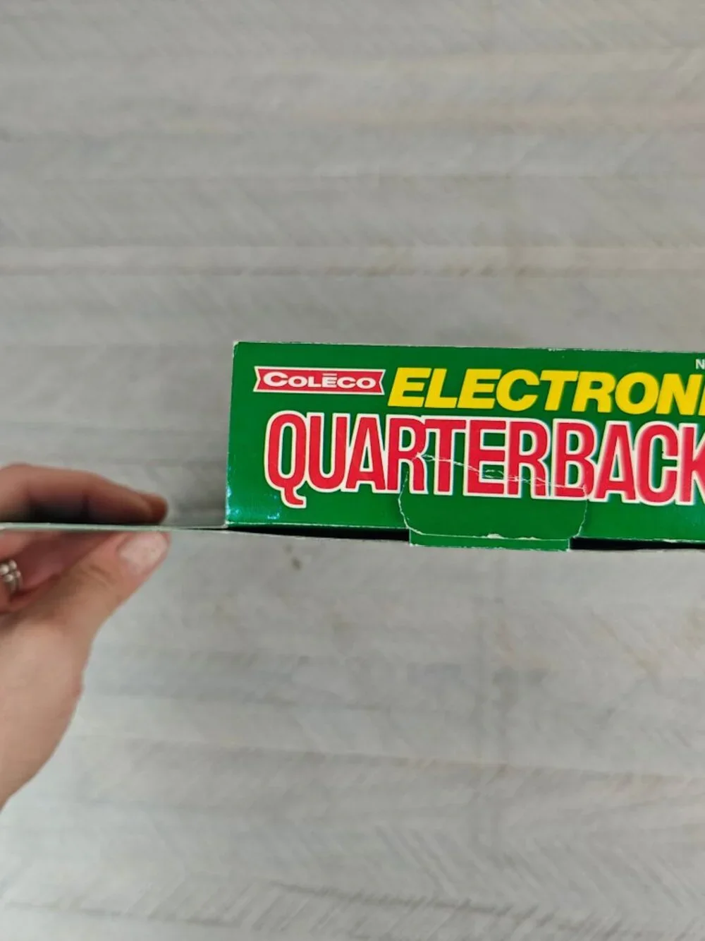 Vintage Coleco Electronic Quarterback Handheld Game 1978 w/Original Packaging
